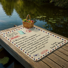 To My Daughter Loved (From Dad & Mom) – Sherpa Fleece Blanket